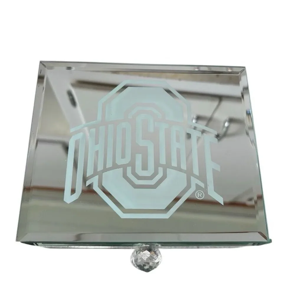 Ohio State 2 Drawer Mirrored Jewelry Box